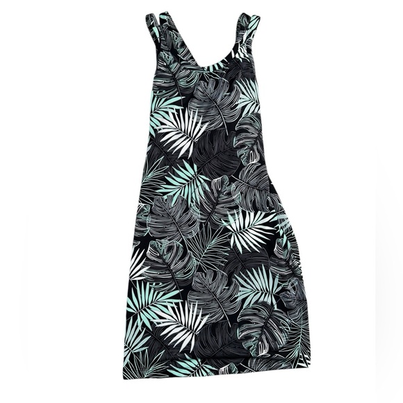 Title Nine Cirque De La Vie Dress Aloha Size Small Built In Bra Sporty Tropical - Picture 1 of 9